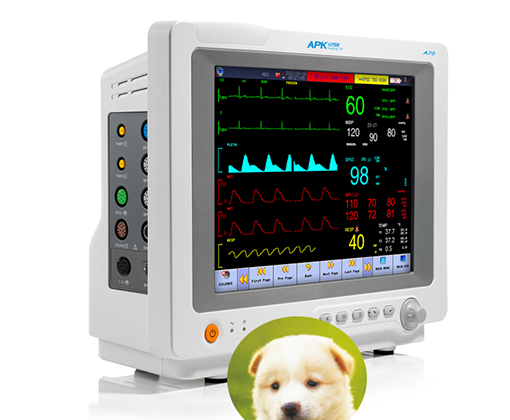 A70 Patiënt Monitor 12.1 inch kleurrijke touch screen, zes parameters, alle geïmporteerde modules, m
