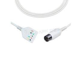 A5037-EK2D Mindray Datascope Compatibel Din Type ECG Trunk Kabel 5-lead AHA / IEC 6pin