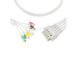 A5157-EL0 GE Marquette Compatibel VS type 5-lood Draden Kabel Clip IEC