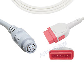 A0705-BC04 GE Gezondheidszorg Compatibel IBP Adapter Kabel met Philips/B. Braun Connector