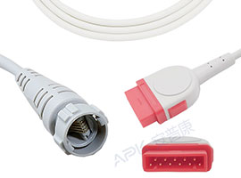 A0705-BC06 GE Gezondheidszorg Compatibel IBP Adapter Kabel met Medex/Argon Connector