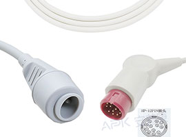 A0816-BC05 Philips Compatibel IBP Adapter Kabel met Edward/Baxter Connector