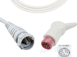 A0816-BC06 Philips Compatibel IBP Adapter Kabel met Medex/Argon Connector