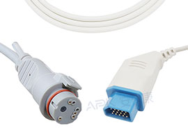 A1411-BC02 Nihon Kohden Compatibel IBP Adapter Kabel met BD Connector