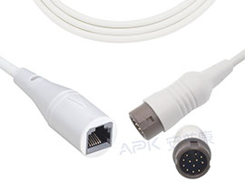 A1318-BC03 Mindray Compatibel IBP Kabel 12pin, met Abbott/Medix Connector