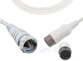 A1318-BC06 Mindray Compatibel IBP Kabel 12pin, met Medex/Argon Connector