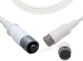 A1318-BC15 Mindray Compatibel IBP Kabel 12pin, met Medex Logische Connector