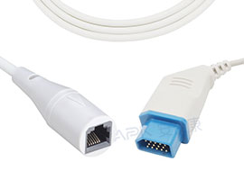 A1411-BC03 Nihon Kohden Compatibel IBP Adapter Kabel met Abbott/Medix Connector