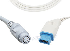 A1411-BC04 Nihon Kohden Compatibel IBP Adapter Kabel met Philips/B. Braun Connector