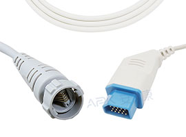 A1411-BC06 Nihon Kohden Compatibel IBP Adapter Kabel met Medex/Argon Connector
