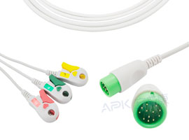 A310C-EC0 Comen Compatibel Een stuk 3-lead ECG Kabel Clip, IEC 12pin