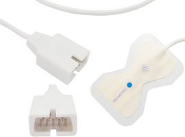 A1418-SP01M Nellcor Compatibel Pediatric Wegwerp SpO2 Sensor met 50cm Kabel OxiMax DB9(9pin)