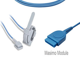 A1315-SW104PU GE Gezondheidszorg> Marquette Masimo Compatibel Wikkelen SpO2 Sensor met 300cm Kabel 1