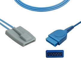 A1501-SP104PU Datex Ohmeda Compatibel Pediatrische Soft SpO2 Sensor met 300cm Kabel 11pin