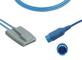 A0816-SP105PU Philips Compatibel Pediatrische Soft SpO2 Sensor met 300cm Kabel Ronde 12pin