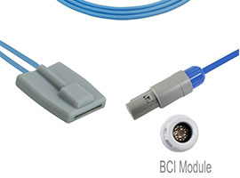 A1318-SP129PU Mindray Compatibel Pediatrische Soft SpO2 Sensor met 260cm Kabel 6-pin