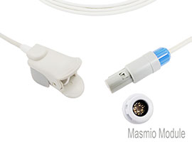 A1315-SP129PV Mindray Compatibel Pediatrische Vinger Clip Sensor met 260cm Kabel 6-pin
