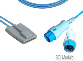 A1318-SP140PU Mindray Compatibel Pediatrische Soft SpO2 Sensor met 300cm Kabel Ronde 7-pin