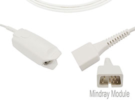 A1318-SA203PV Mindray Compatibel Volwassen Vinger Clip SpO2 Sensor met 90cm Kabel DB9(7pin)