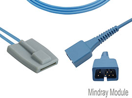 A1318-SP203PU Mindray Compatibel Pediatrische Soft SpO2 SpO2 Sensor met 90cm Kabel DB9(7pin)